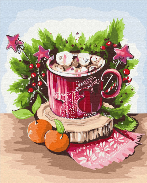 Malowanie po numerach Marshmelow w filiżance (BS52744)