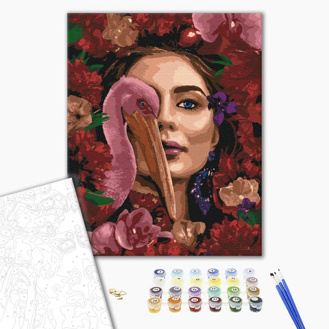 Malowanie po numerach Widok na dżungle (BS52712)