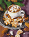 Malowanie po numerach Aromatyczne kakao ze śniegiem (BS52779)
