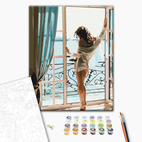 Malowanie po numerach Kuszący poranek (BS51673)