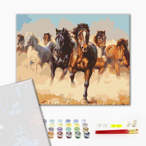 Premium malowanie po numerach Konie (PBS8945)