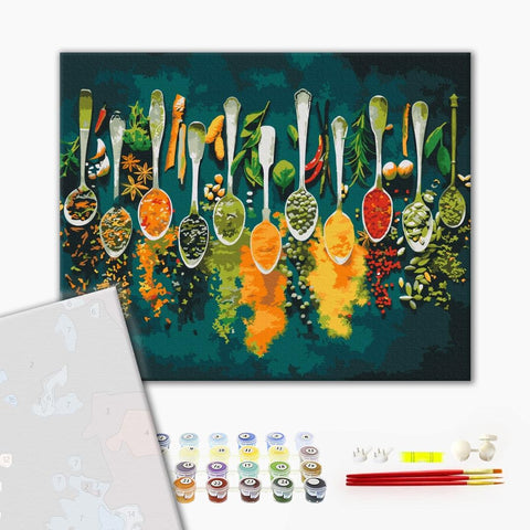 Premium malowanie po numerach Pikantne przyprawy (PBS52897)