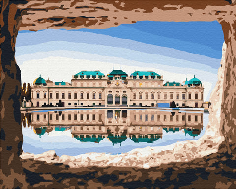 Malowanie po numerach Piękny widok na Belweder (BS52811)