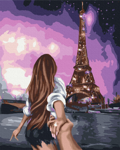 Malowanie po numerach Powiedz "tak" Paryżu (BS38344)