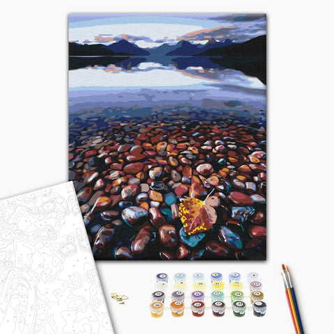 Malowanie po numerach Kamieniste wybrzeże (BS3843)