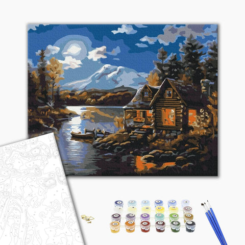 Malowanie po numerach Dom leśniczego (BS7618)