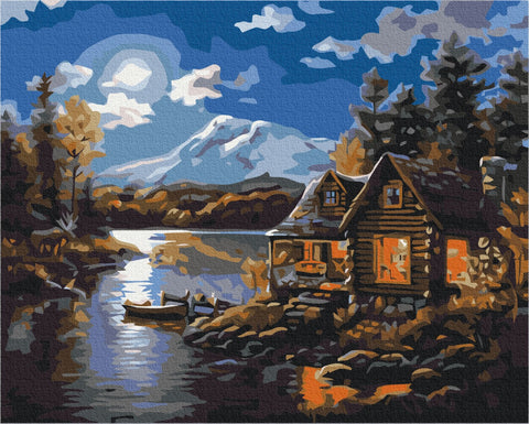 Malowanie po numerach Dom leśniczego (BS7618)