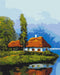 Malowanie po numerach Chata nad jeziorem (BS53152)