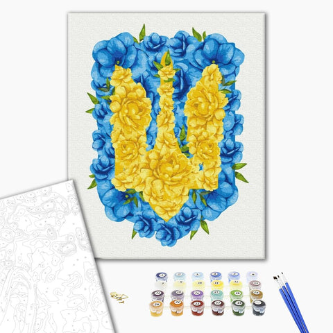 Premium malowanie po numerach Kwitnący herb ©Svetlana Drab (PBS53146)