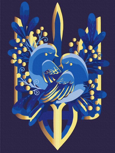 Malowanie po numerach Skrzydlaty herb (RBS1007)