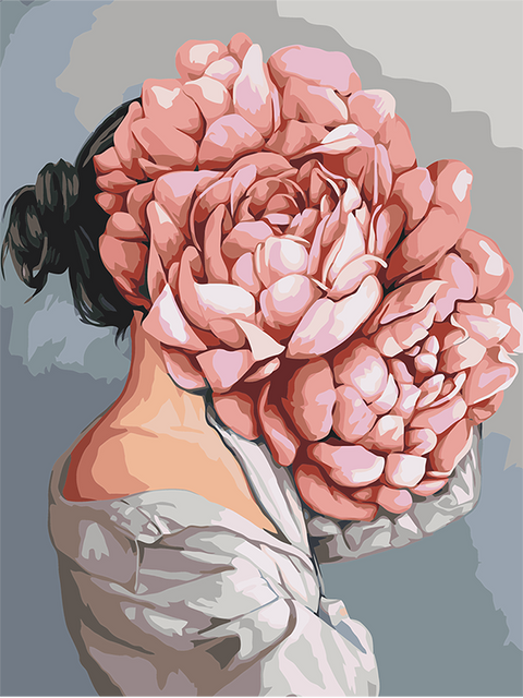 Malowanie po numerach Tajemnica piwonii (RBS52100)