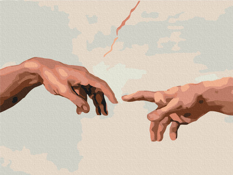 Malowanie po numerach Stworzenie Adama (RBS29287)