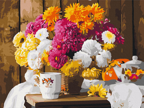 Malowanie po numerach Jesienna herbatka (RBS52749)