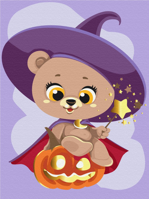 Malowanie po numerach Magiczny niedźwiedź (KBS0085)