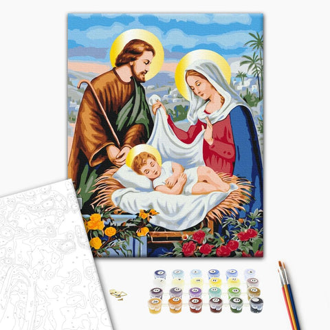 Malowanie po numerach Święta Rodzina (BS53395)