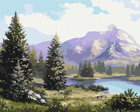 Malowanie po numerach Cudne góry (BS44473)