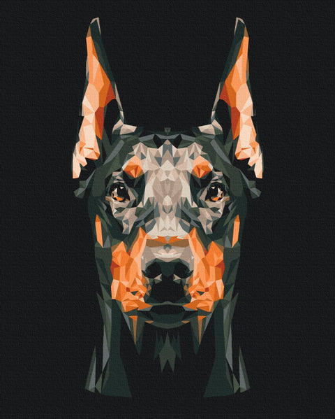 Malowanie po numerach Doberman (BS53693)