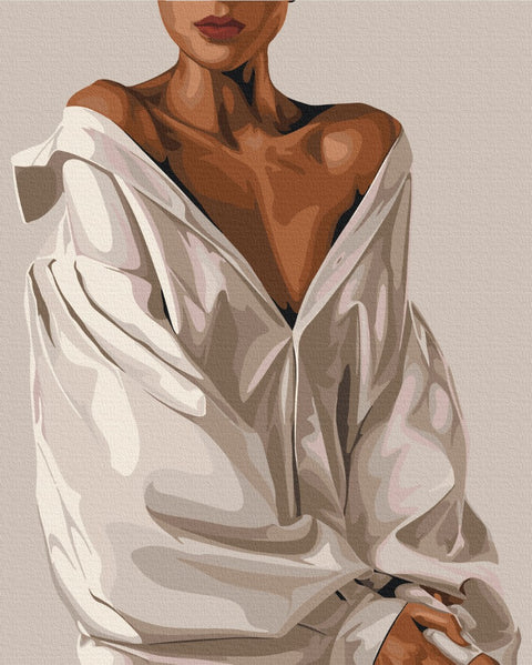 Malowanie po numerach Elegancka pokusa (BS53680)