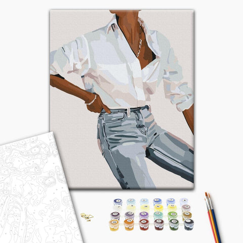 Malowanie po numerach Stylowa harmonia (BS53679)