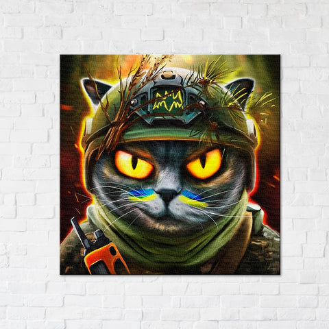 Obraz na płótnie Cat spy ©Marianna Pashchuk (CN53124S)