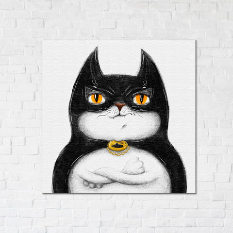 Obraz na płótnie Cat Batman © Marianna Pashchuk (CN53116S)