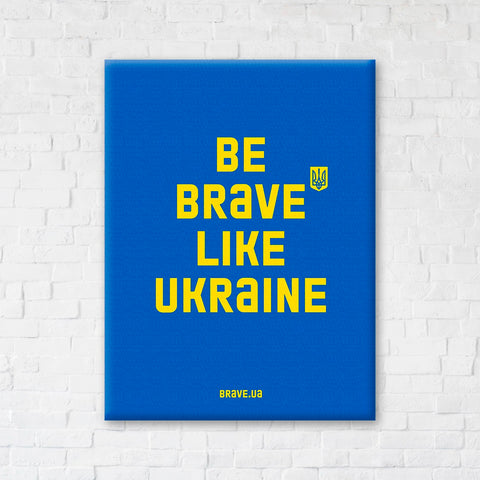 Obraz na płótnie Be brave like.Blue (CN53167S)
