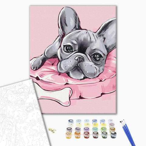 Malowanie po numerach Favorite french bulldog (SBS003)