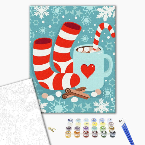 Malowanie po numerach Winter mood (SBS005)