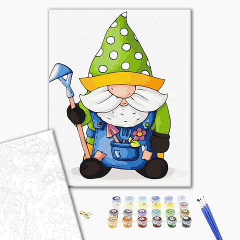 Malowanie po numerach Gnome gardener (SBS007)