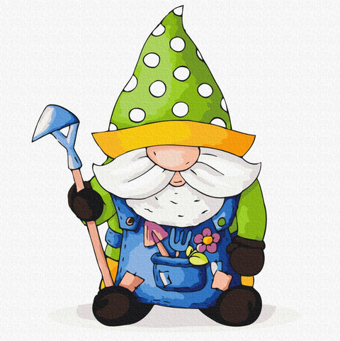 Malowanie po numerach Gnome gardener (SBS007)