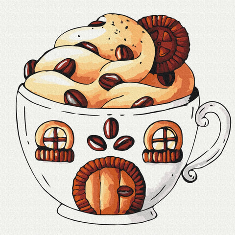 Malowanie po numerach Coffee house (SBS011)