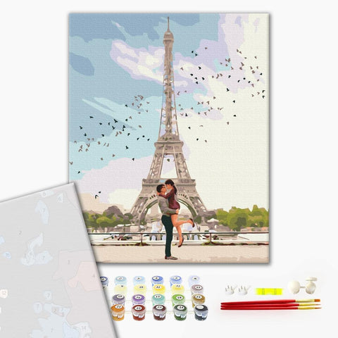 Premium malowanie po numerach City of love Paris (PBS51641)
