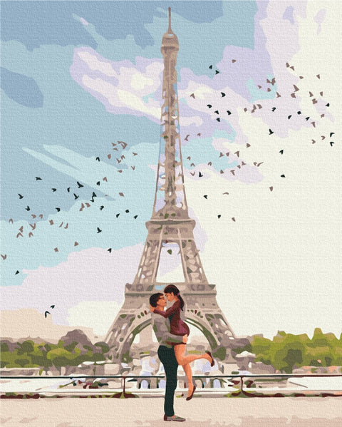 Premium malowanie po numerach City of love Paris (PBS51641)