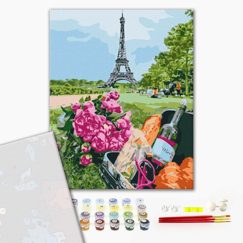 Premium malowanie po numerach Picnic on the Champs Elysees (PBS51635)