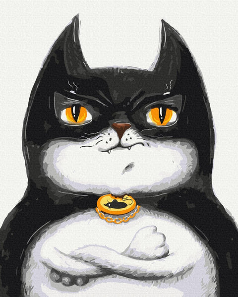 Premium malowanie po numerach Cat Batman © Marianna Pashchuk (PBS53116)