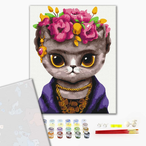 Premium malowanie po numerach Kitty Frieda © Marianna Pashchuk (PBS53119)