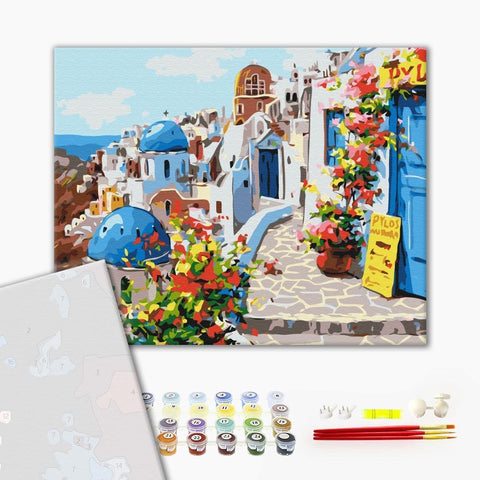Premium malowanie po numerach Summer Santorini (PBS22383)