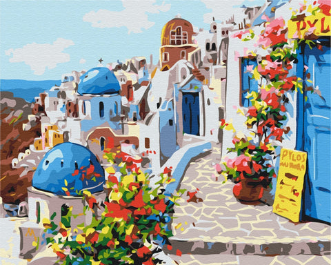 Premium malowanie po numerach Summer Santorini (PBS22383)