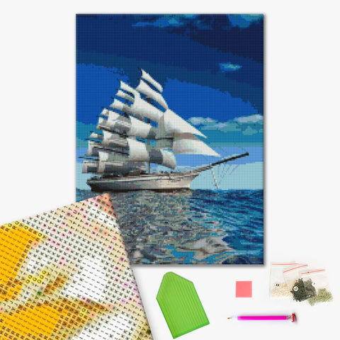 Haft diamentowy Podnieść żagle! (DBS1050)