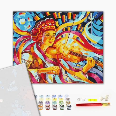 Premium malowanie po numerach Magic violin ©Oleg Loburak (PBS53315)