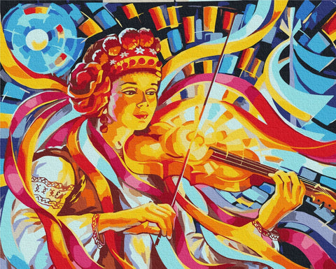 Premium malowanie po numerach Magic violin ©Oleg Loburak (PBS53315)