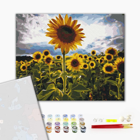 Premium malowanie po numerach Street in flowers (PBS7451)