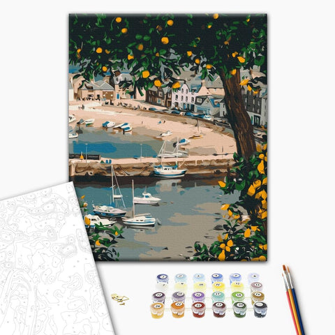 Malowanie po numerach Malownicza zatoka (BS53780)