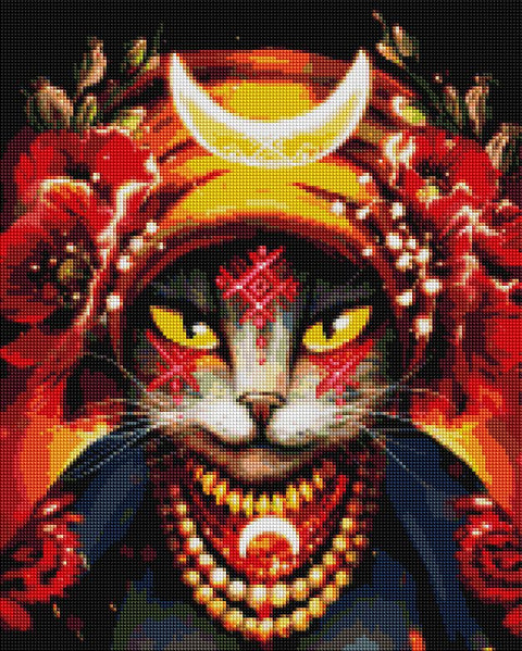 Haft diamentowy Kotek Molfar ©Marianna Pashchuk (DBS1081)