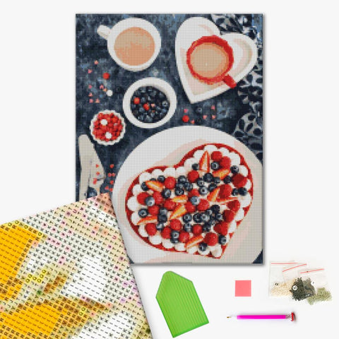 Haft diamentowy Jagodowy deser (DBS1103)