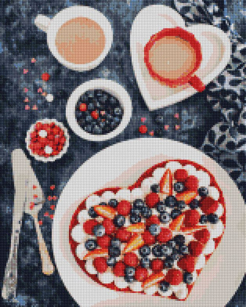 Haft diamentowy Jagodowy deser (DBS1103)