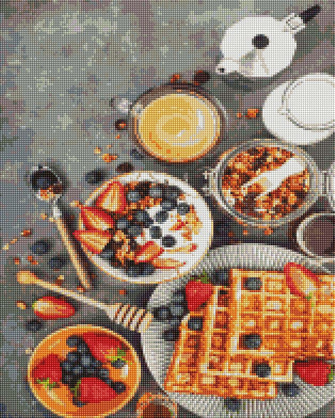 Haft diamentowy Gofry wiedeńskie (DBS1098)