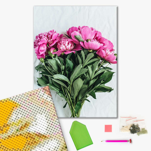 Haft diamentowy Piwonie ogrodowe (DBS1044)