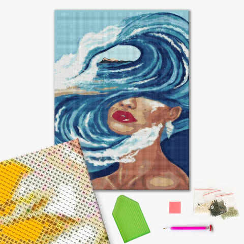 Haft diamentowy Ocean myśli (DBS1060)