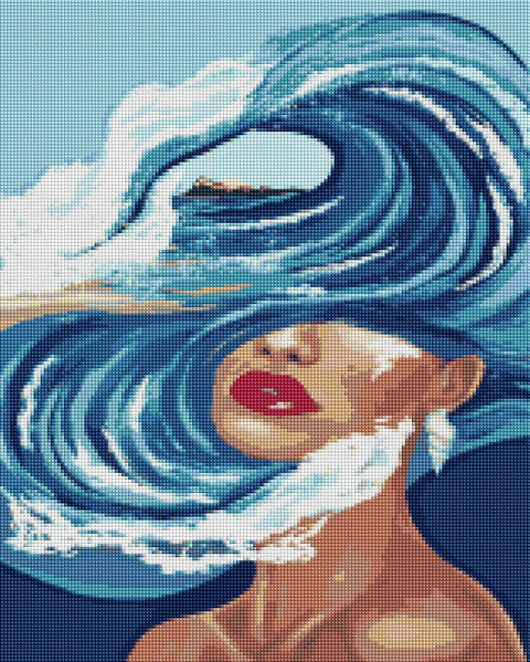 Haft diamentowy Ocean myśli (DBS1060)